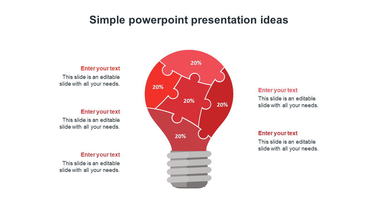 simple powerpoint presentation ideas-red